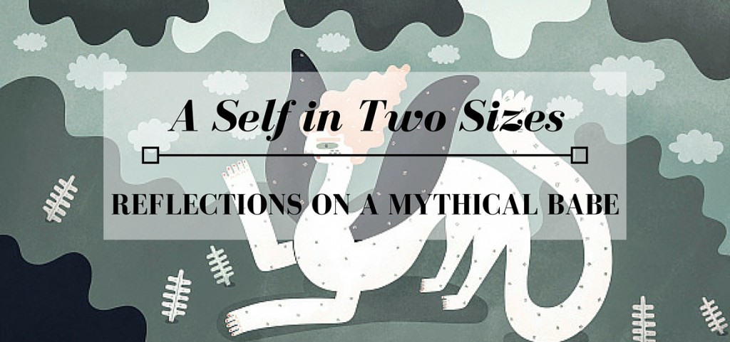 reflections on Sarah Goodreau's illustration "a mythical babe" and what it says about selves - Literate Theology / KateRaeDavis.com