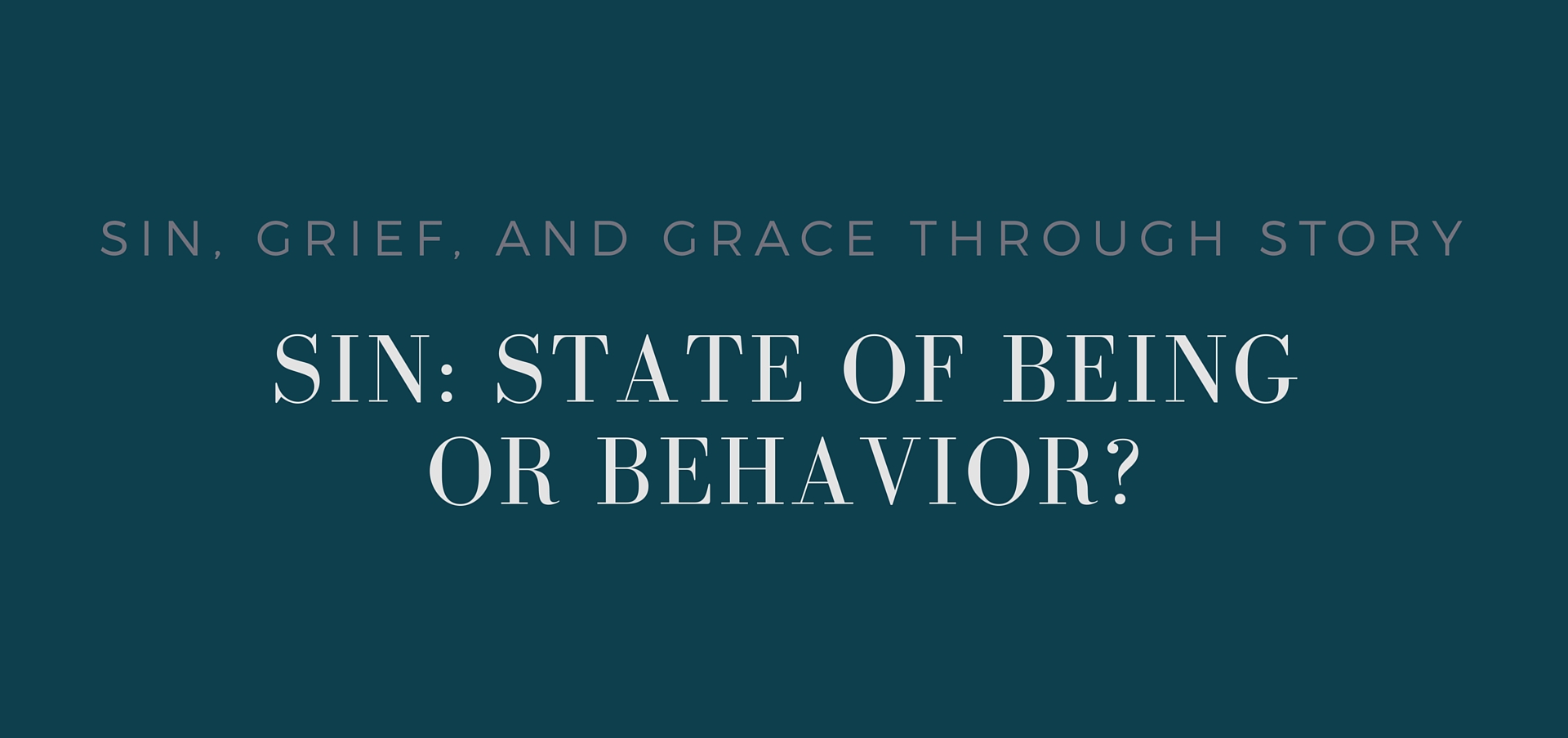 What is sin: a preconditioned state of being or a behavior that we choose to do? And how does it help us love? - read on KateRaeDavis.com